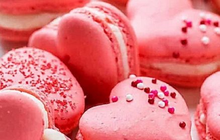 Pâtisserie : Macarons Coeur ‘Spécial St-Valentin’ en Duo